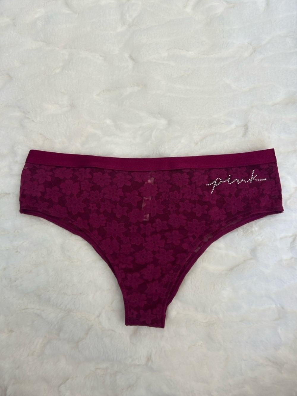 PINK Victoria’s Secret Cheekster Lace Panty L